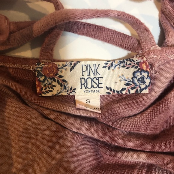 Pink Rose Tie Dye Dress - Picture 7 of 8